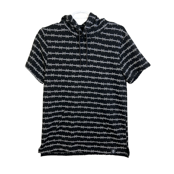 Bad Monday Hoodie Men's XL Black Tattoo Inspired Streetwear UK Urban Goth Punk - Picture 1 of 11